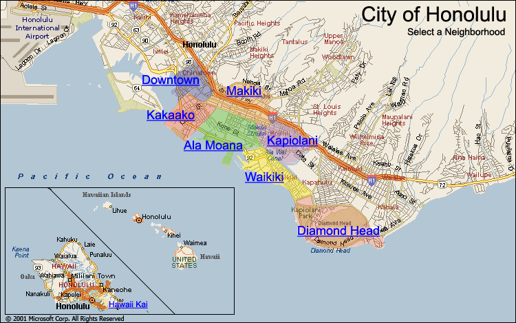 pictures of maps of hawaii. Honolulu, Hawaii Condo Real
